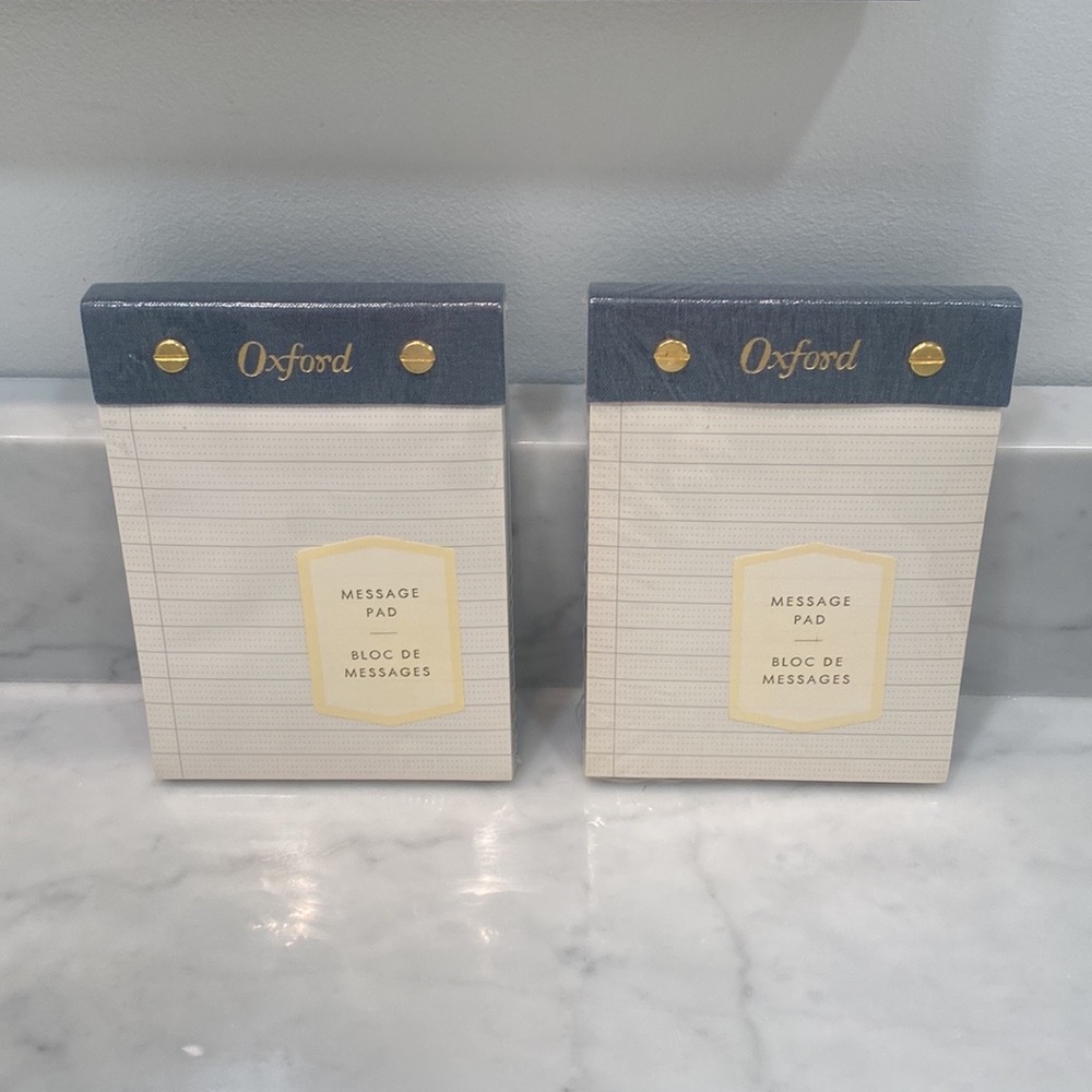 NWT Oxford Message Pads (2)